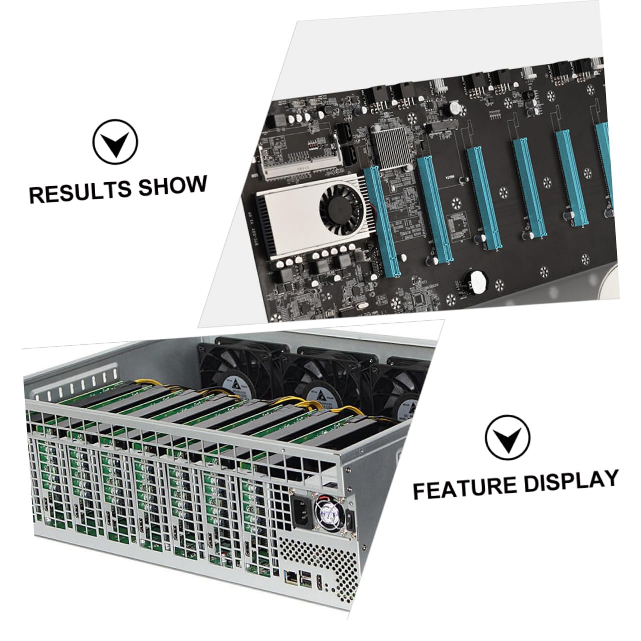 Scheda Madre Per Macchine Da Mining Con Supporto Cpu e Slot Gpu Prestazioni Elevate e Consumo Energetico Ridotto