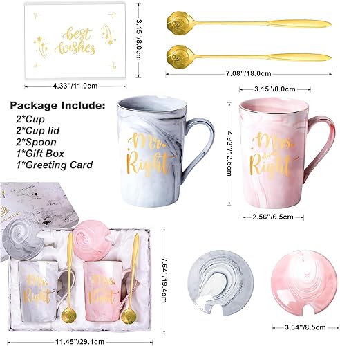 Miniatura 8 de Regalos de compromiso para parejas, regalos de despedida de soltera, recién casados, luna de miel, día de San Valentín, regalos de aniversario para