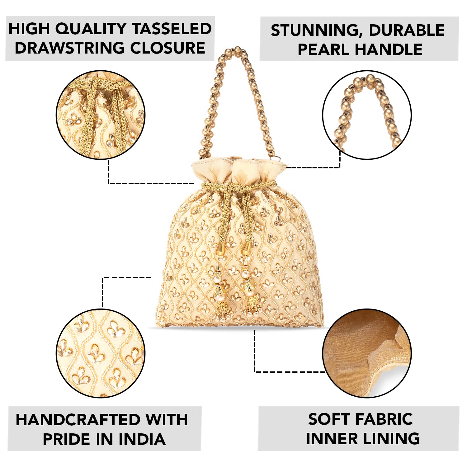 Peora Conjunto de joyería étnica tradicional india Kundan Dulhan para novias, regalo para mujeres