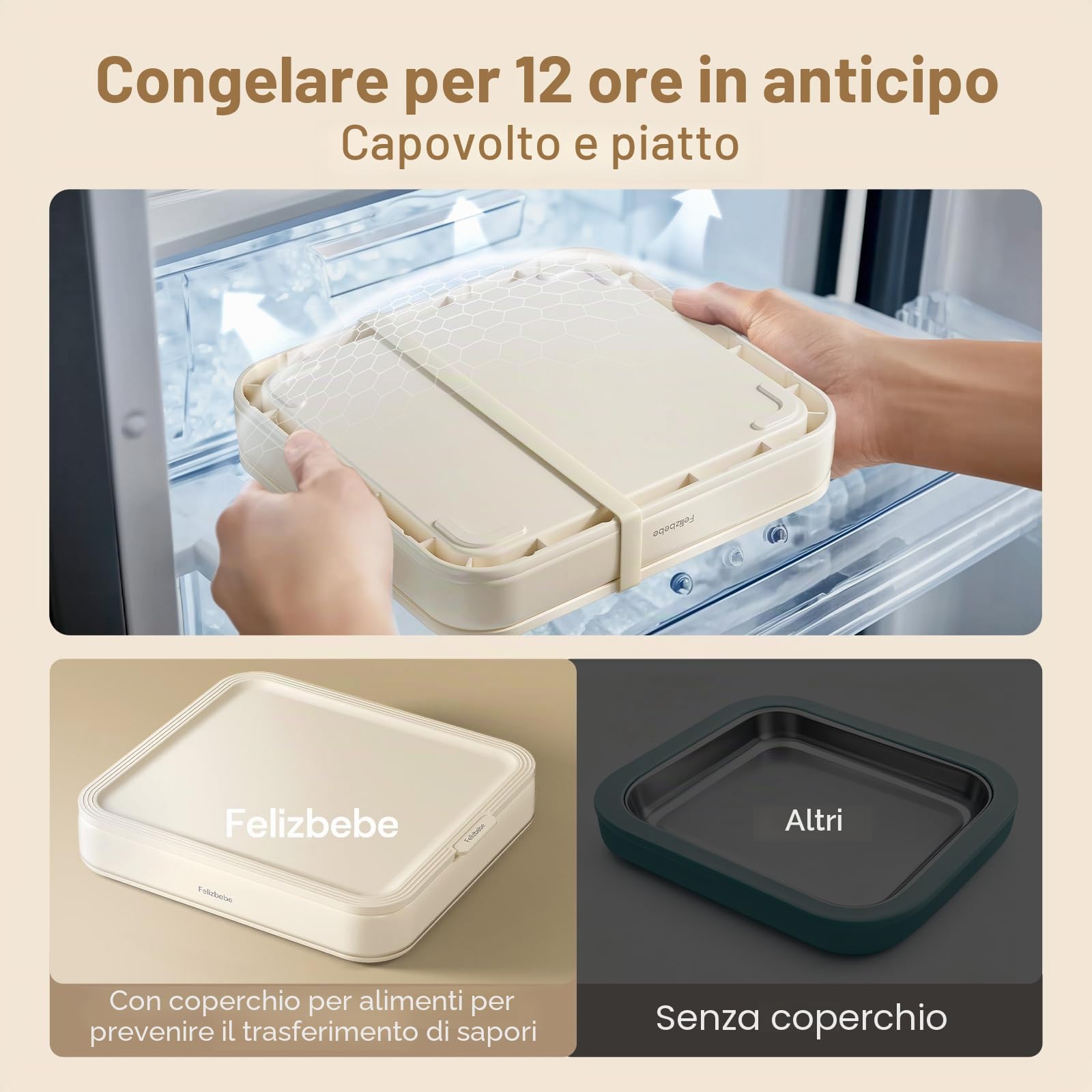 Gelatiera arrotolata, vassoio per gelato istantaneo con coperchio e 2 spatole, piastra fredda in acciaio inossidabile di alta qualità per uso alimentare, senza elettricità, per divertenti