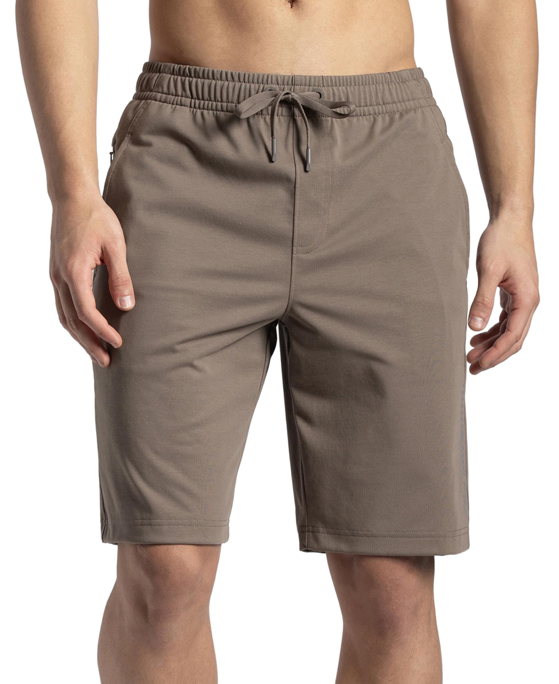 Jockey SP26 Men's Super Combed Cotton Rich Regular Fit Solid Active Wear Shorts with Side Pockets