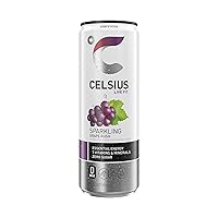 Vista 116 de CELSIUS Sparkling Lemon Lime, bebida energética sin azúcar, 12 onzas líquidas (paquete de 12)