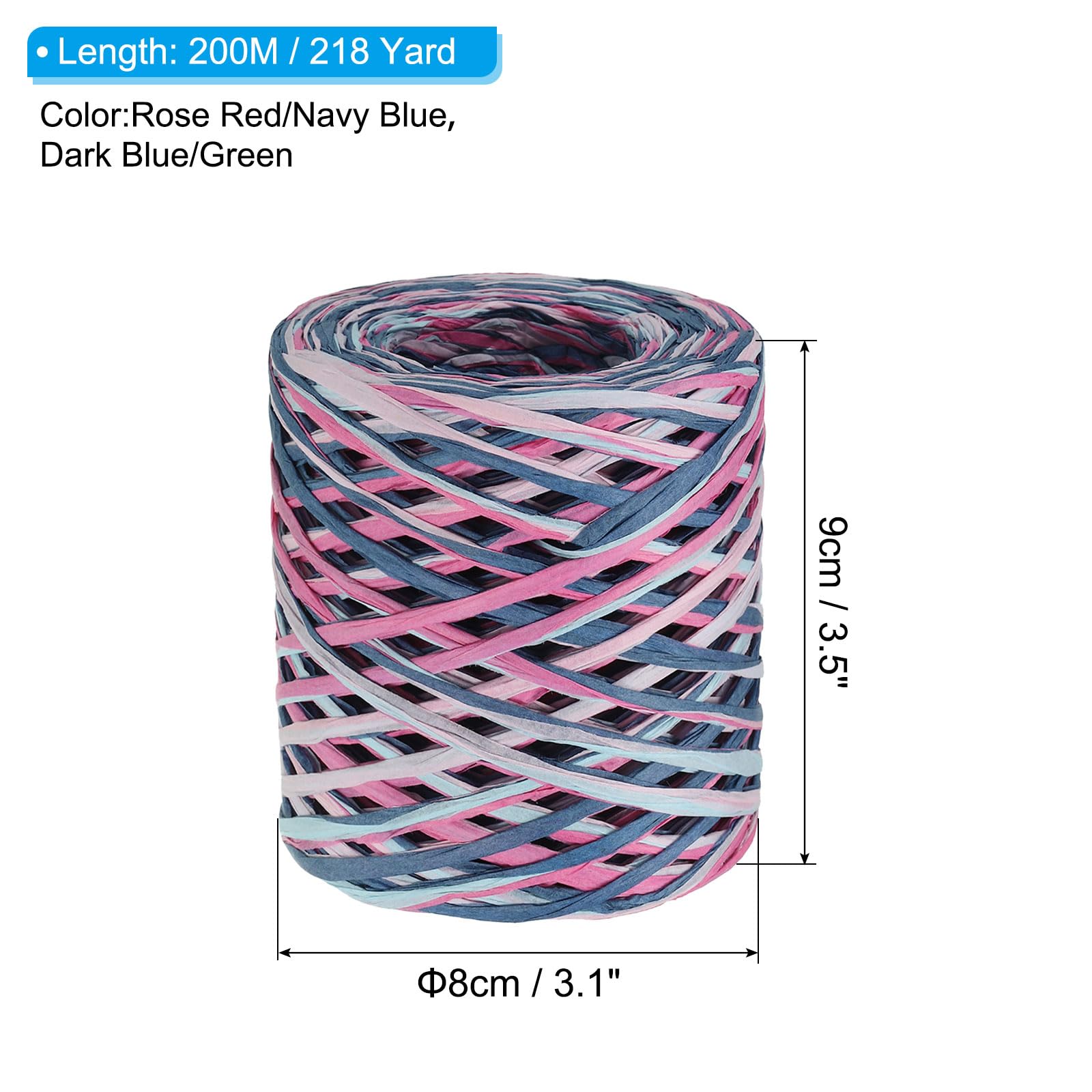 PATIKIL 219 Yards Raffia Ribbon - Image 2