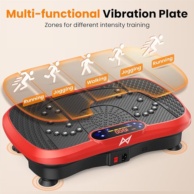 Plataforma Vibratoria Fitness AXV Slim para Ejercicio miniatura 8