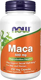 Maca Peruana 500mg (250 Vcaps) - Now Foods