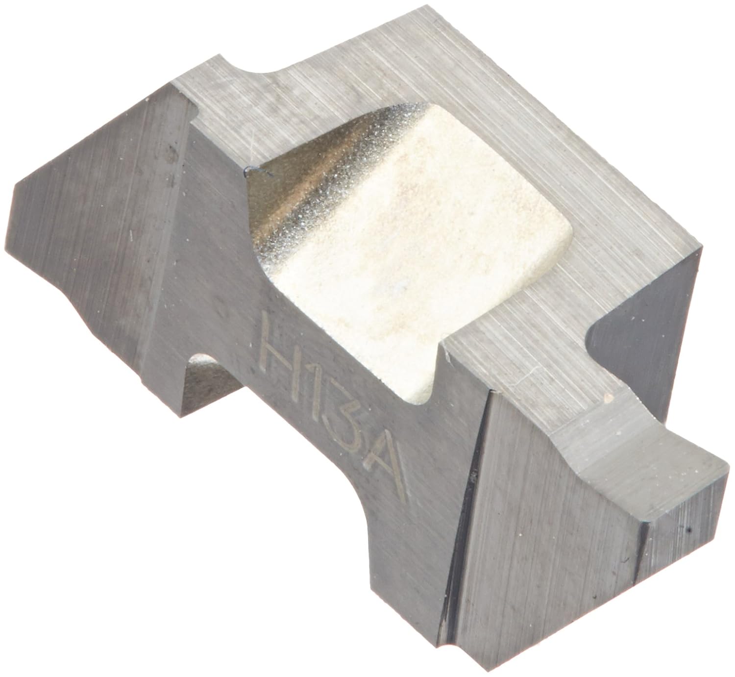 Sandvik Coromant Top Lok Carbide Grooving Insert, Positive Rake, H13A Grade, Uncoated, 1 Cutting