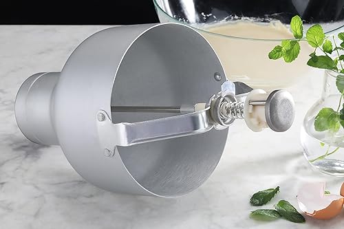 Miniatura 6 de New Star Foodservice 37463 Dispensador de panqueques de aluminio de grado comercial con soporte, color plateado