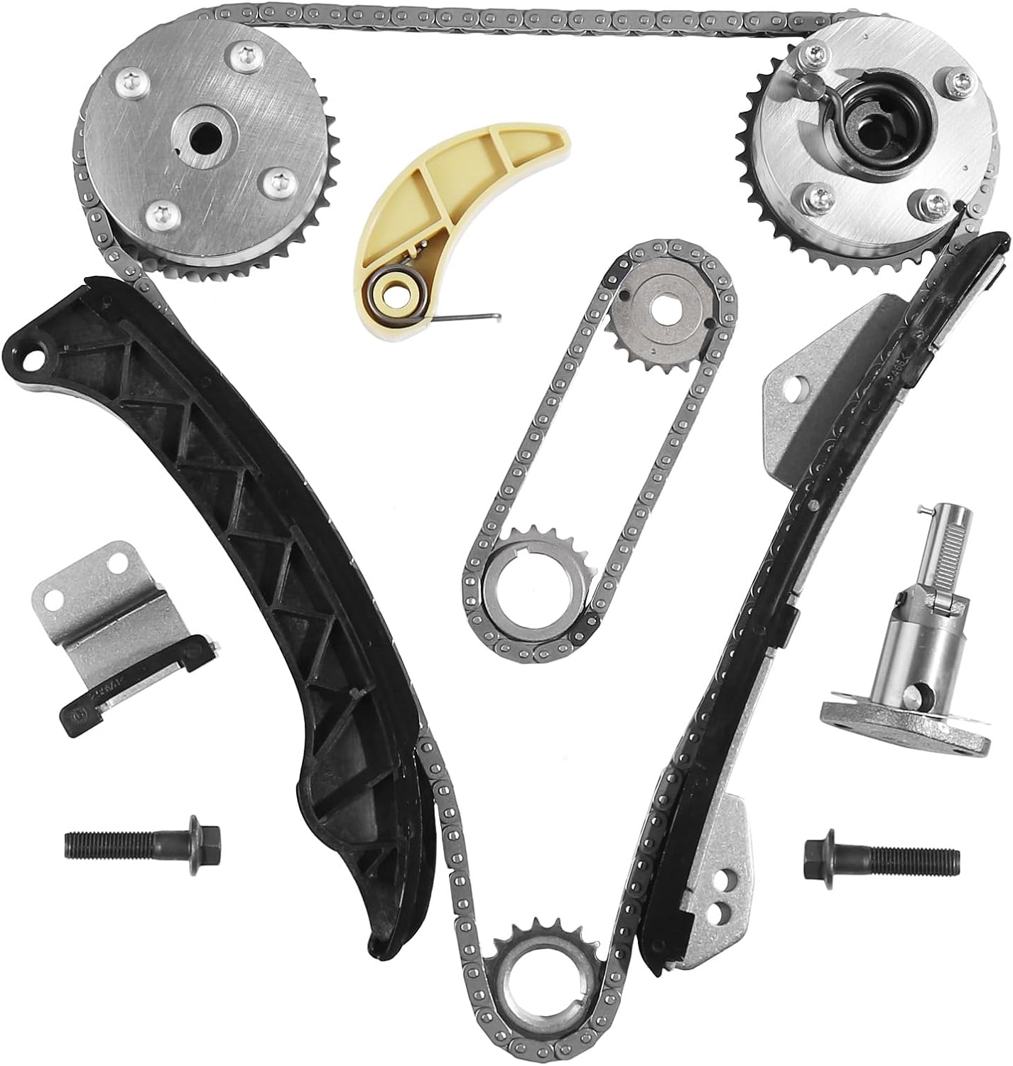 Engine Timing Chain Kit, For Toyo-ta Corolla Matrix Prius, For Scion XD, For Pontiac Vibe OE: 13070-0T010 13050-0T010