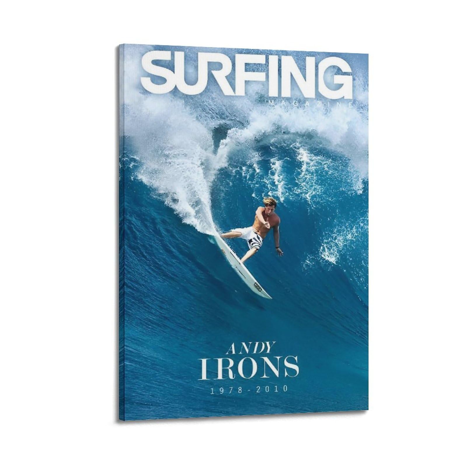 KYTIN Inspirational Posters SURFING ANDY IRONS Decorative Painting Canvas 16x24inch(40x60cm)