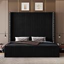 tall headboard queen bed frame Top3商品