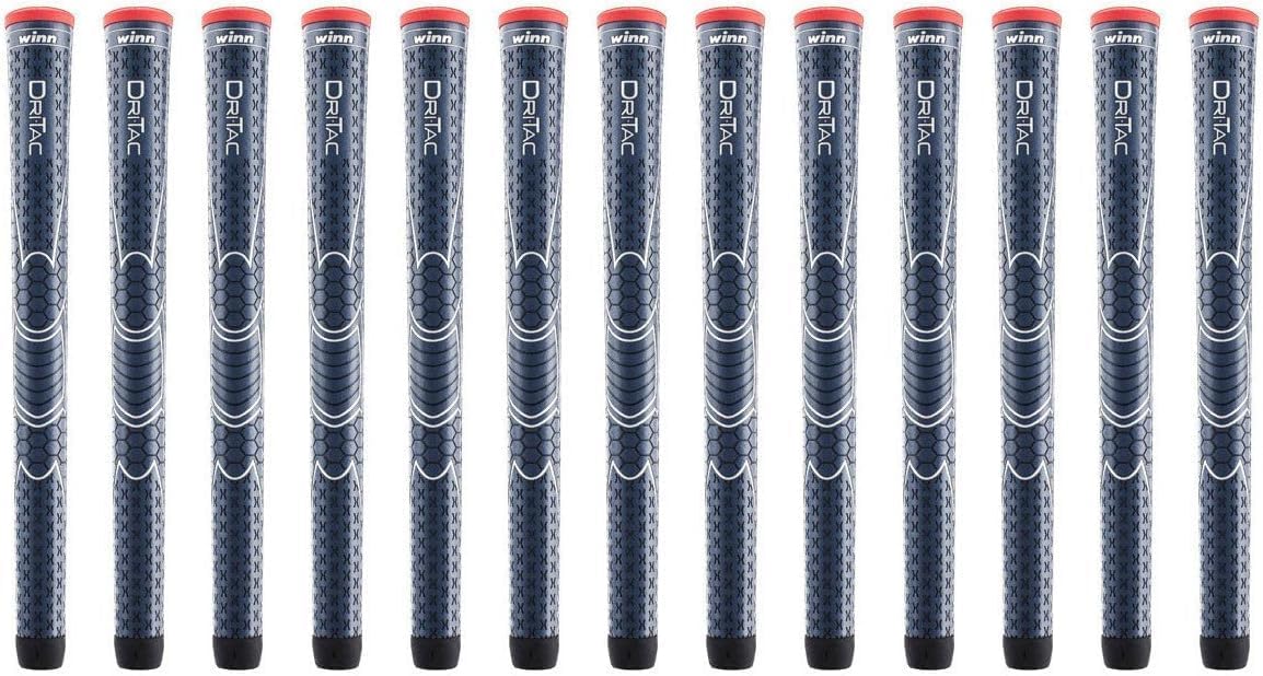 Dri-Tac Golf Grip Bundle – 13-Piece Set – Non-Slip, All-Weather Performance – Soft, Cushioned Feel for Comfort & Shock Absorption – Durable WinnDry Polymer – Available in Multiple Sizes