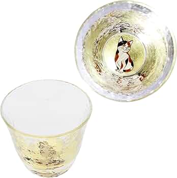 Amazon.co.jp: Kasyou Studio 華正工房 華正蒔絵ガラス 三毛猫