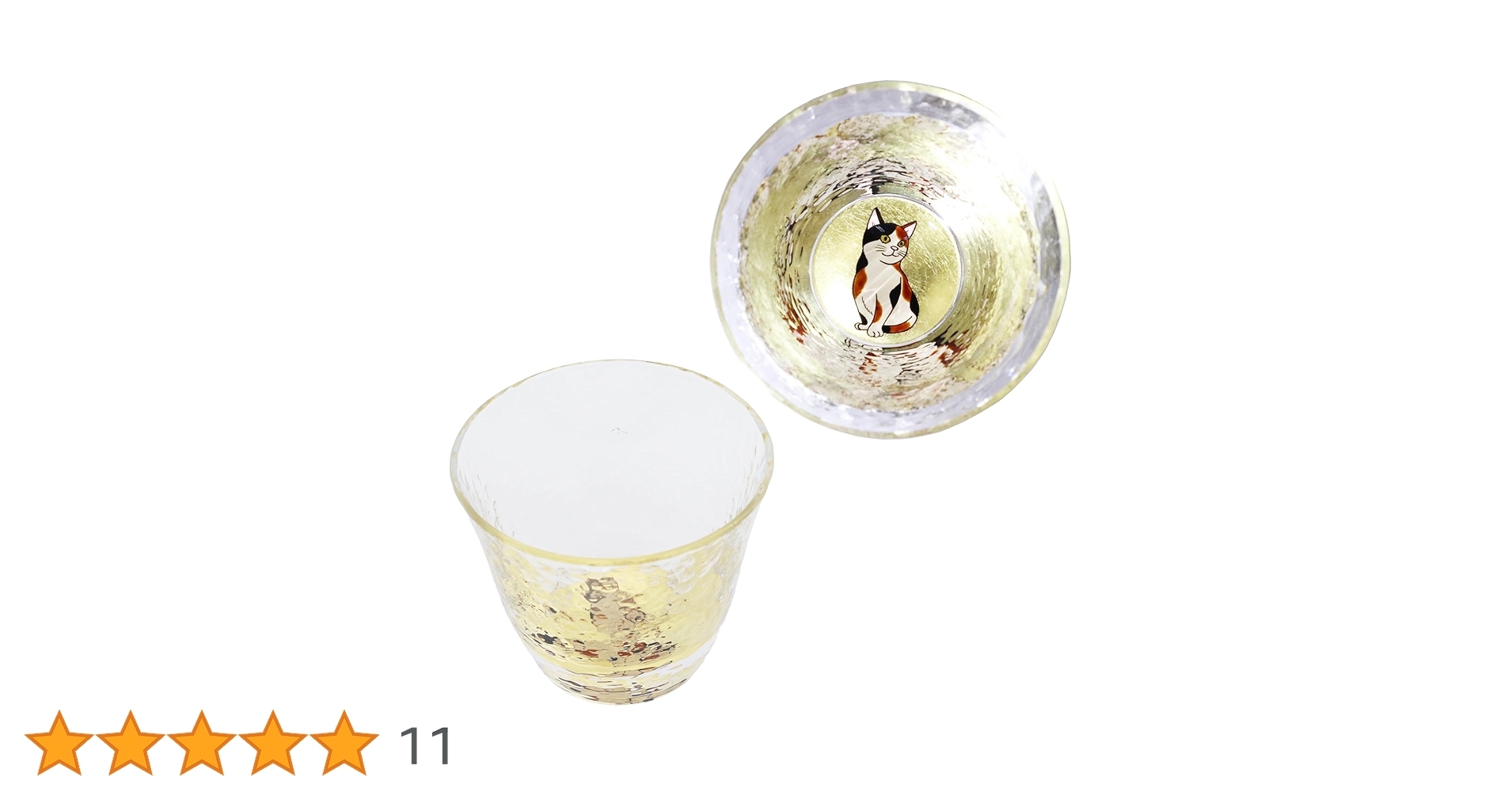 Amazon.co.jp: Kasyou Studio 華正工房 華正蒔絵ガラス 三毛猫