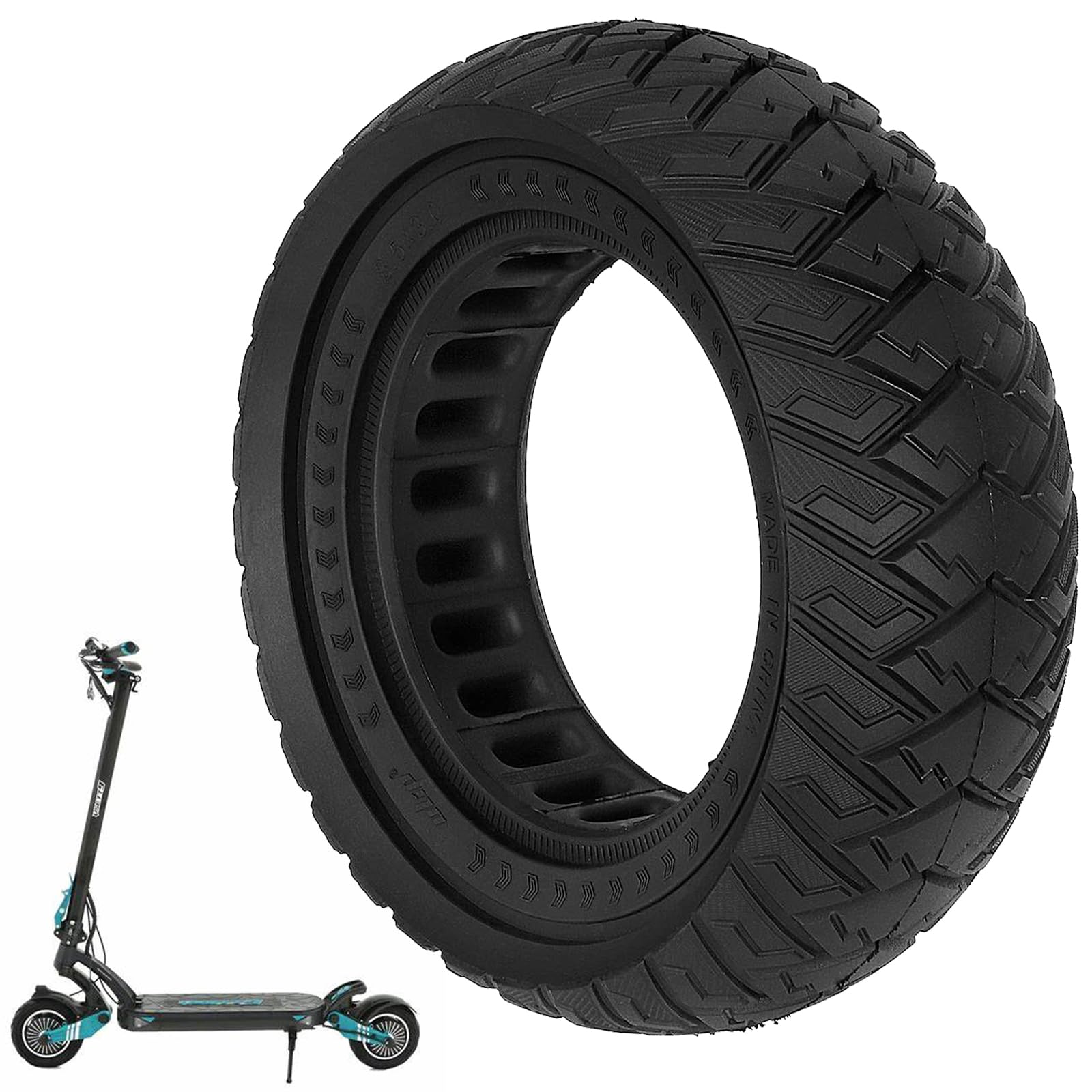 8,5 x 3 Pneumatici Solidi per KUKIRIN G2 Pro/KUKIRIN X1/Zero 9/Vsett 8/9/9+/Inokim Light 2 Monopattino Elettrico 8 1/2 x 3 Ruote di Ricambio in Gomma Piena, Pneumatici di Ricambio Pieni