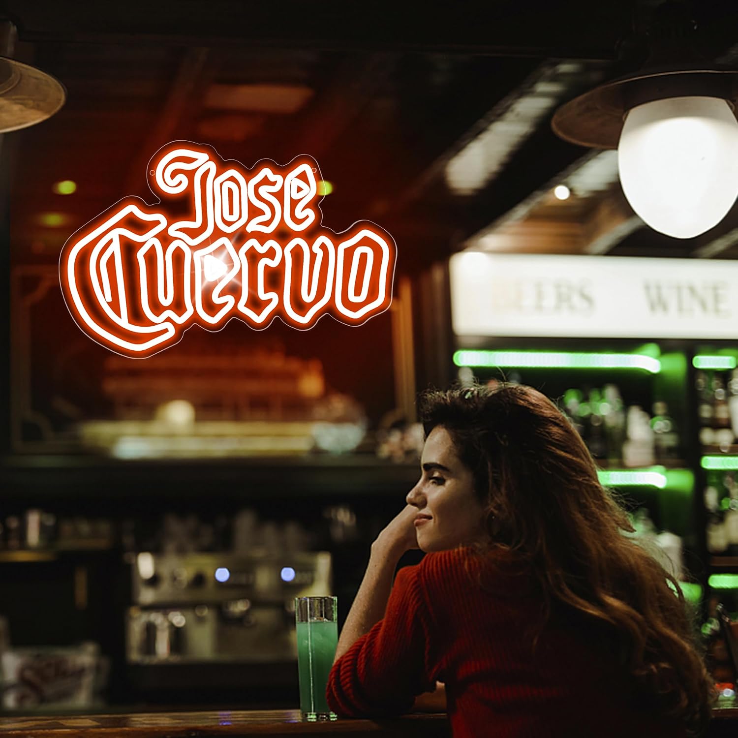 Tequila Neon Sign for Wall Decor Tequila Neon Light for Man Cave Bar Led Business Sign Suitable for Home Bar Pub Store Bistro Restaurant Party Club Birthday Gifts Size16.5 * 10.6in(JTD237)