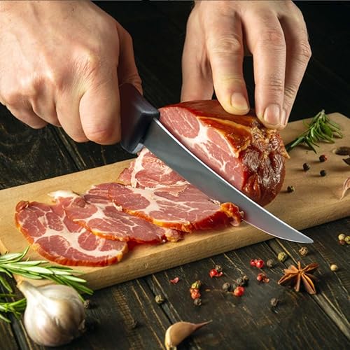 Miniatura 7 de Cuchillo deshuesador profesional de 6 pulgadas, cuchillo deshuesador para cortar carne, cuchillo afilado para deshuesar pechuga, cuchillo de filete
