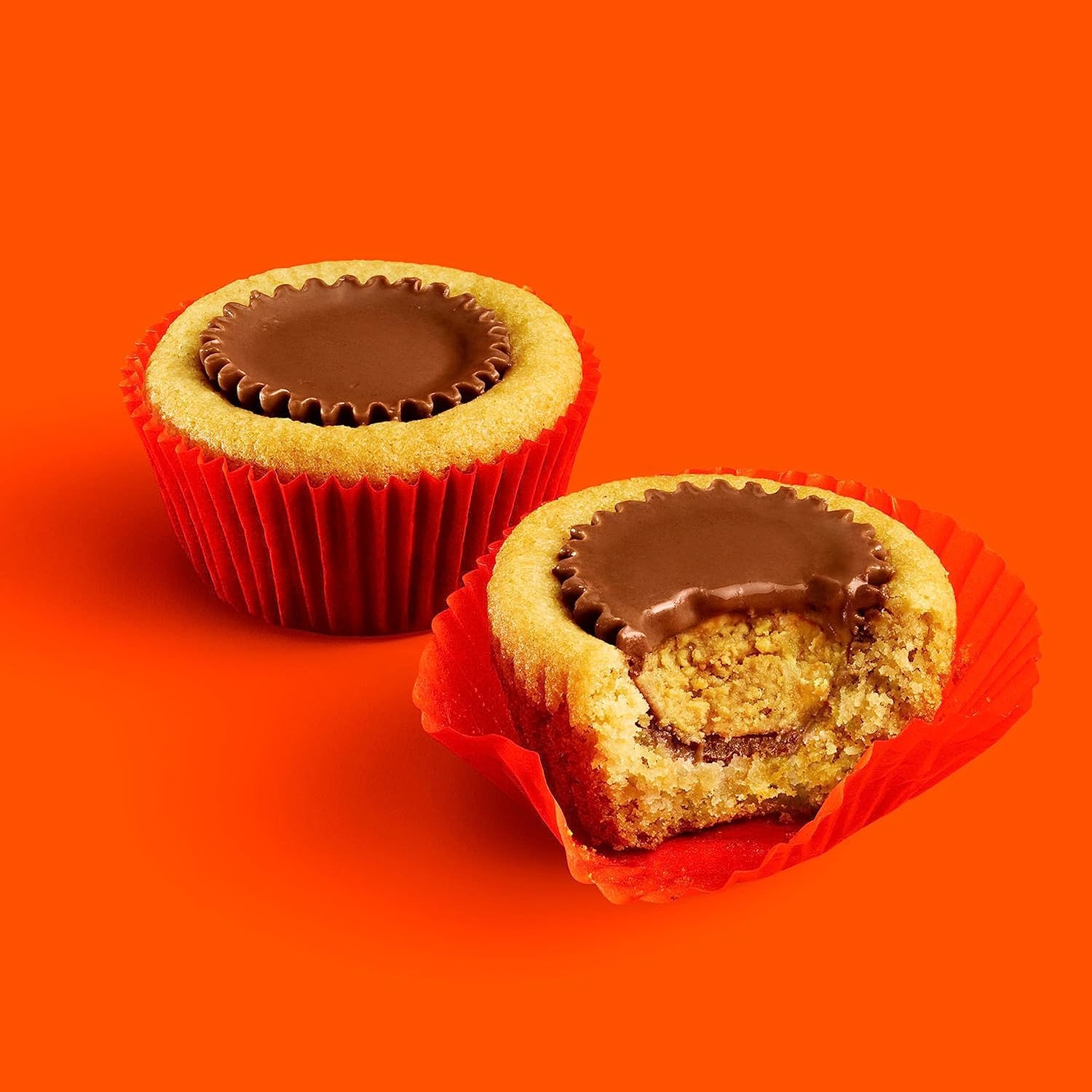 ReesesPeanut Butter Miniature Cups - 90 Individually Wrapped Milk Chocolate Candy ReeseMiniature Peanut Butter Cups Bulk - 2 Pounds Bulk Chocolate Pack
