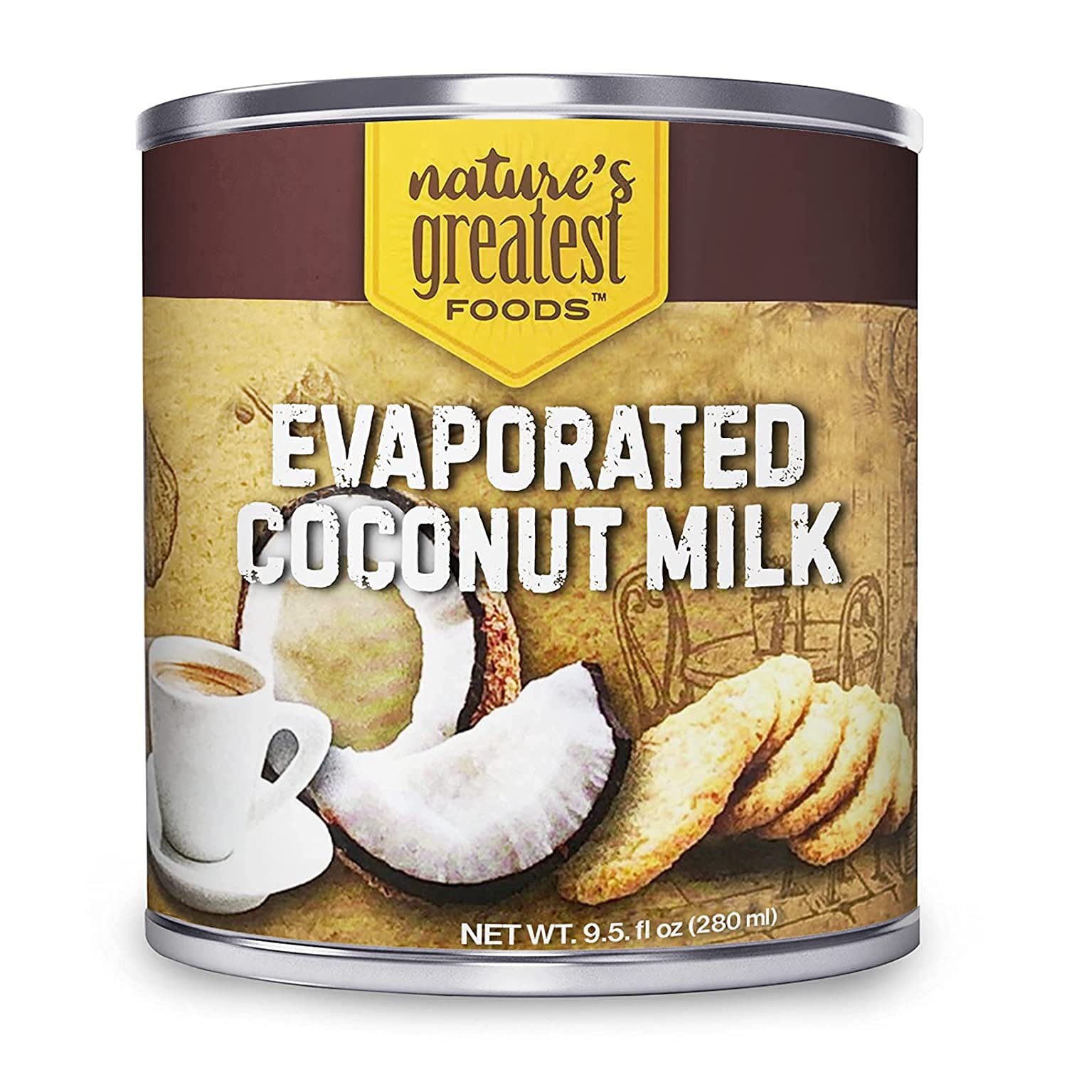 Buy Evaporated Coconut Milk Gluten Free, Vegan, SoyFree and GMOFree