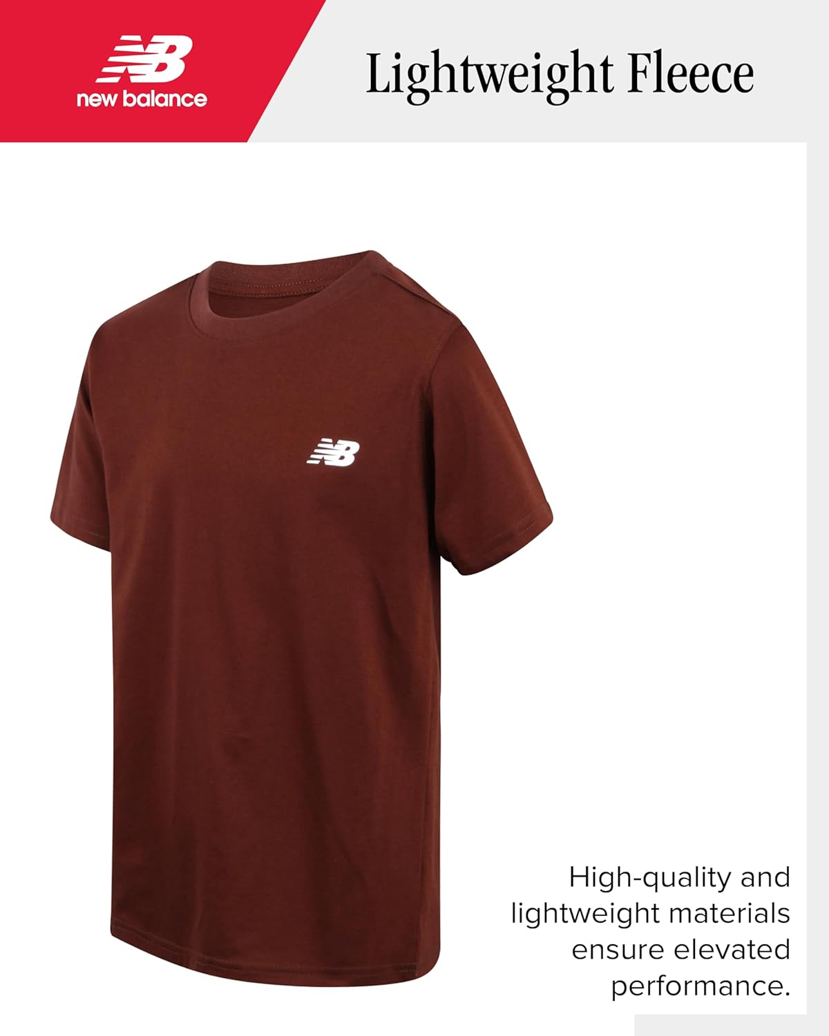 New Balance Boys Sweat Suit Set - 3 Piece Short Sleeve Graphic Tee, Fleece Pullover Hoodie and Jogger Pants for Boys (4-16) - Image 4