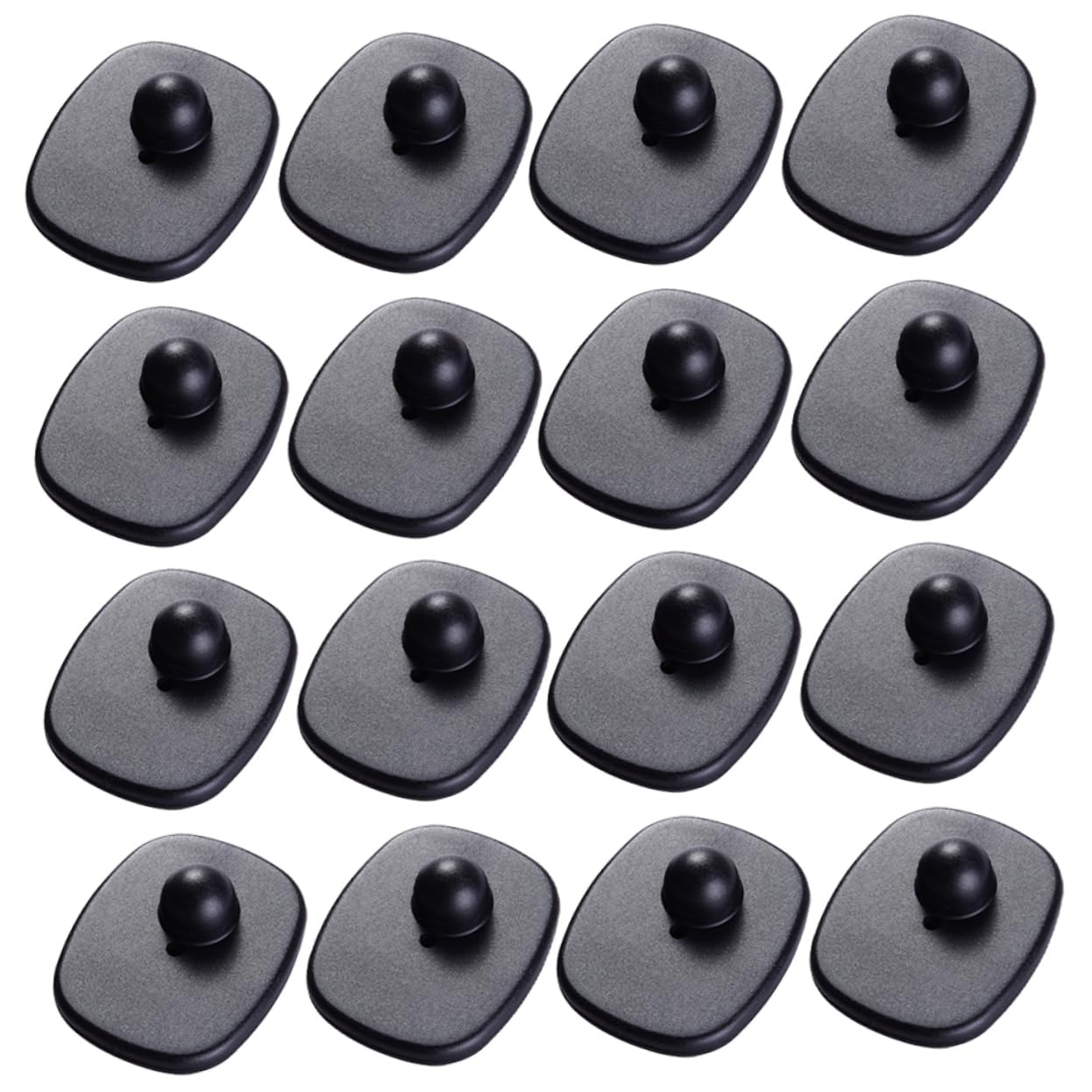 SOLUSTRE 1 Set Per Abbigliamento Antitaccheggio Anti Etichette Per Vestiti Etichette Magnetiche Per Vestiti Etichetta Antifurto Per Vestiti Abs Black 50 Pezzi