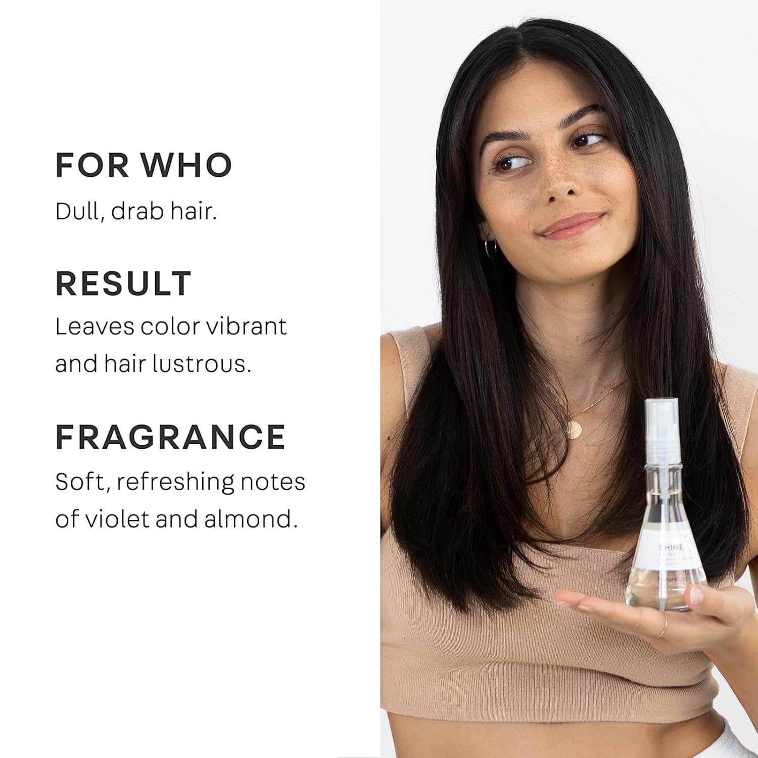 NatureLab.TOKYO Perfect Shine Oil Mist: Hair Oil Mist to Moisturize, Protect, and Reveal Immense Shine I 4 FL OZ / 120ml - Image 2