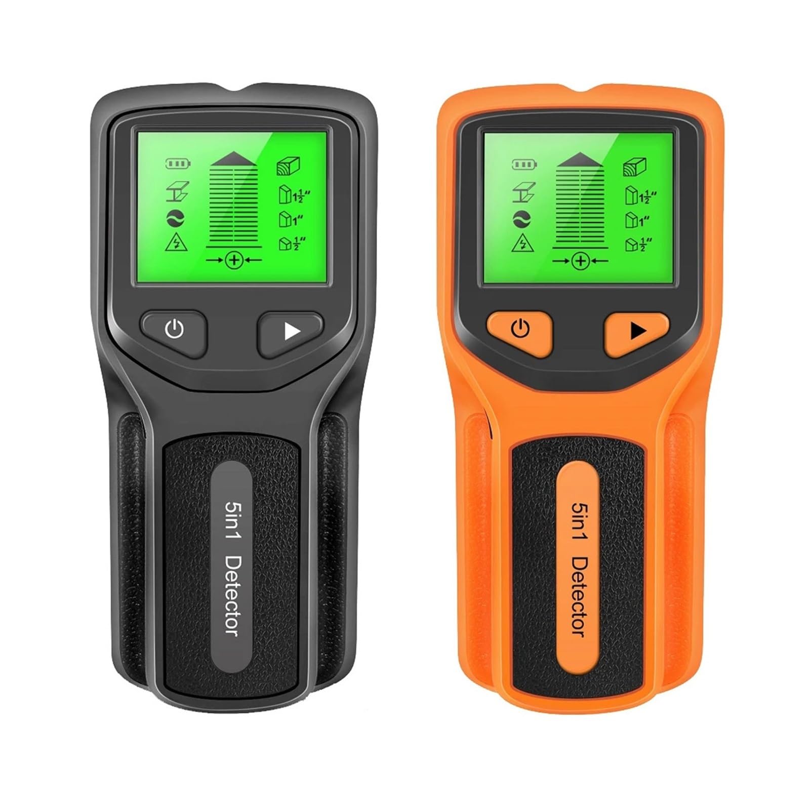 Buscador De Pernos Pared Profesional 5 En 1, Detectores Mano, Cables Madera, Cable CA, Detección Metales, Escáner Eléctrico, 2 Piezas DeteccióN De Alta PrecisióN