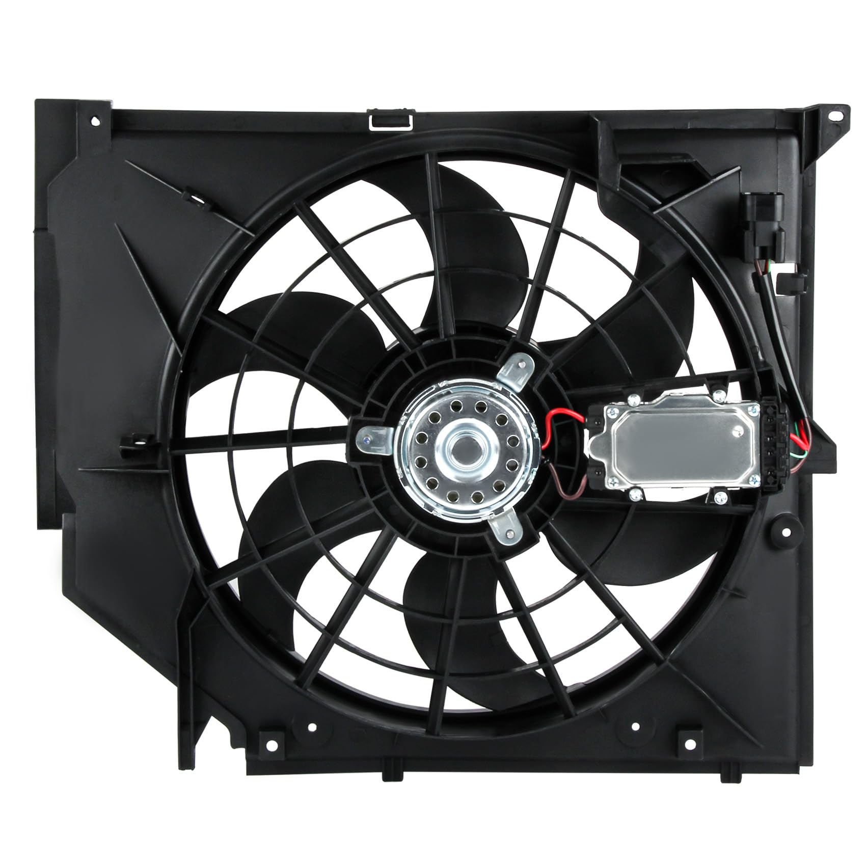 DOCAS Ventilador de refrigeración del motor 17117525508 | compatible para 3er E46 Touring 316i 318d 318i 320i 323i 325i 325xi 328i 330i Cabriolet Coupe 318Ci 320Ci 323Ci 1999-2006