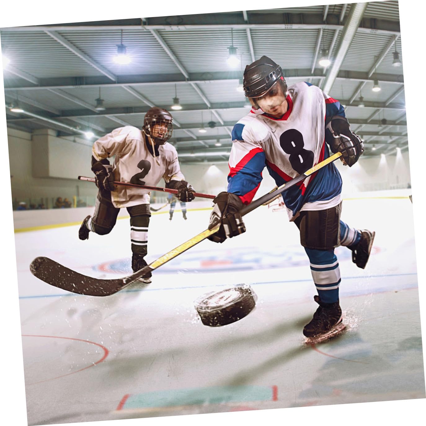 Anneome 9pièces Palets De Hockey Glace Noirs pour Entraînement Et Compétitions