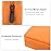 E-Tree Cute Small Makeup Bag,Cosmetic Toiletry Make up Skin Care Little Items Pouch for Purse,Zipper Mini Tech Charger Cable Electronic Organizer Case,Travel Accessories for Women Men Teen,Orange