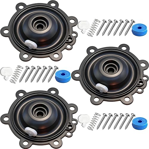 Kit de reemplazo de diafragma de válvula de riego para RainBird CP, CPF, DV, DVF, DAS, ASVF, ASVF, goma Buna-N duradera, resistente a grietas y
