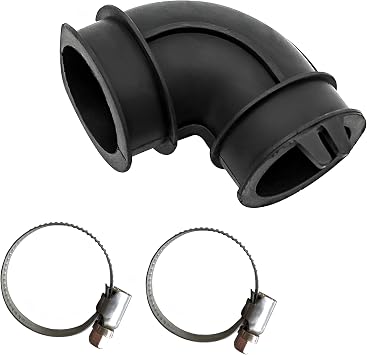 Compatible with GE Dishwasher Circulation Pump to Sump Elbow Hose & Clamp Kit, Replaces WD24X33918, WD19X25460, WD19X25700 and WD05X30818, Dishwasher Drain Hose Extension for GE Dishwasher Parts