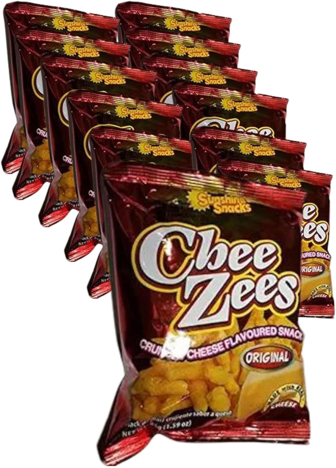 Sunshine Oven Baked Snacks (pack of 12) (CheeZees, 45g)