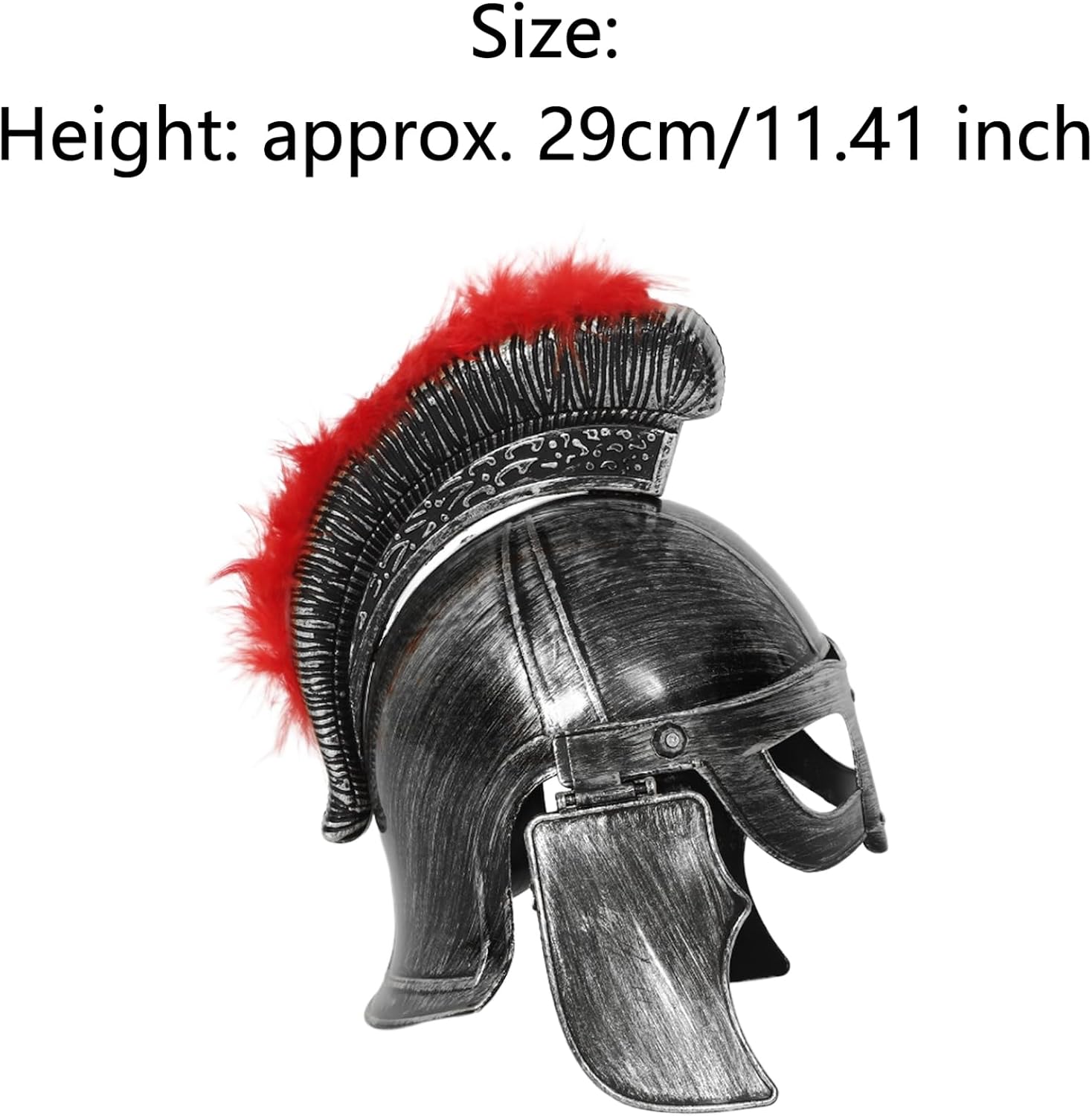 Medieval Knight Costume Helmet Crusader Warrior Armor Hat for Gladiator Role Play Photography