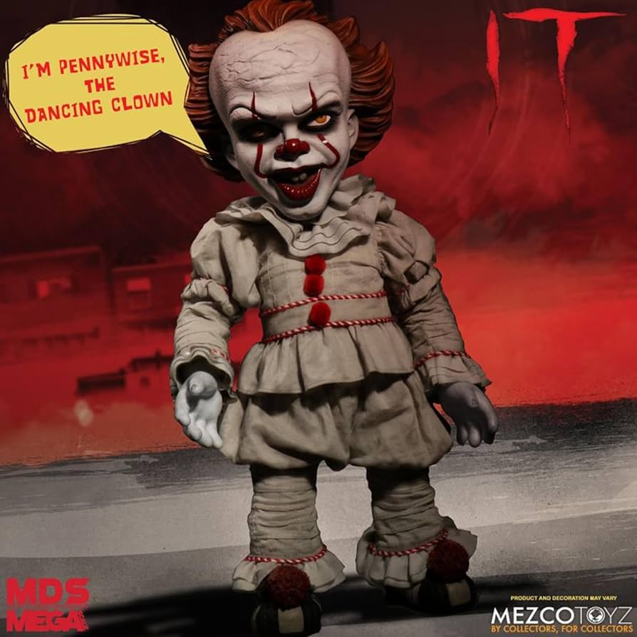 IT ペニーワイズ トーキングフィギュア　MEZCO製 Amazon.com: Mezco - MDS Mega Scale IT: Talking Sinister