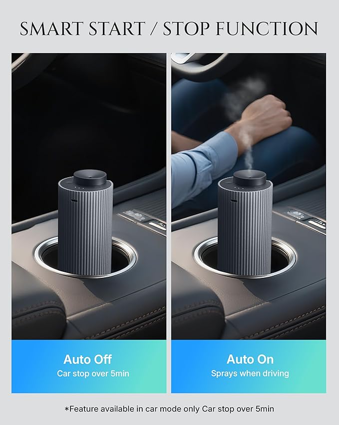 Difusor de Aromas Aromadd Y-Air, 20ml, Portátil, Sin Agua, Color Gris Titanio miniatura 4