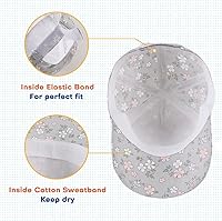 Vista 87 de Peecabe Gorra de béisbol para niños pequeños, unisex, de algodón, ajustable, para bebés, niños, gorra de béisbol para niñas de 1 a 5 años