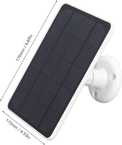 Miniatura 6 de Cargador de panel solar de 10 W para electrodomésticos con salida tipo C, carga eficiente, amplia compatibilidad, instalación rápida, para luces de
