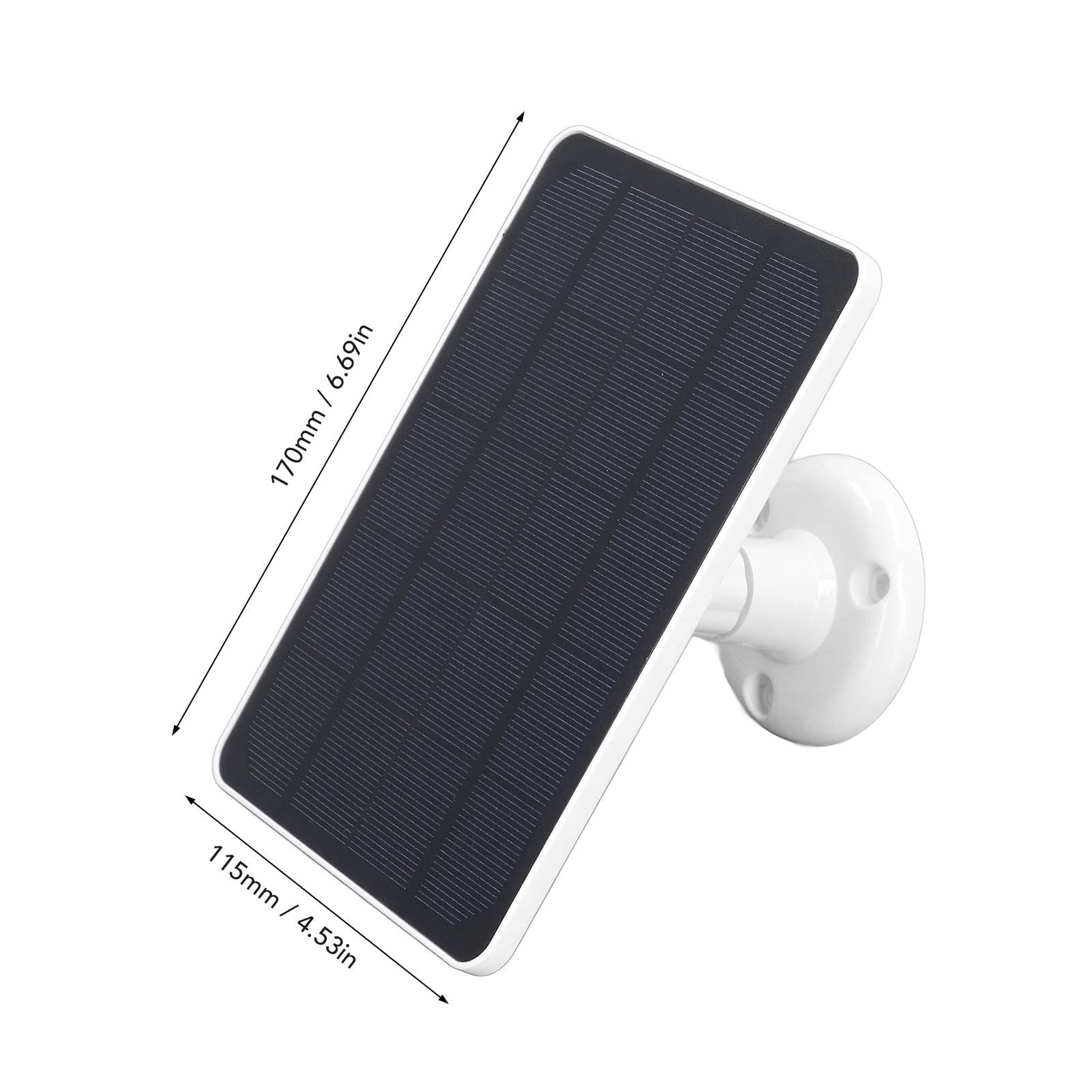 Panel Solar, Cámara Cargador de Panel Solar Tipo C Salida 10W Cam Cargador de Batería para Dispositivos