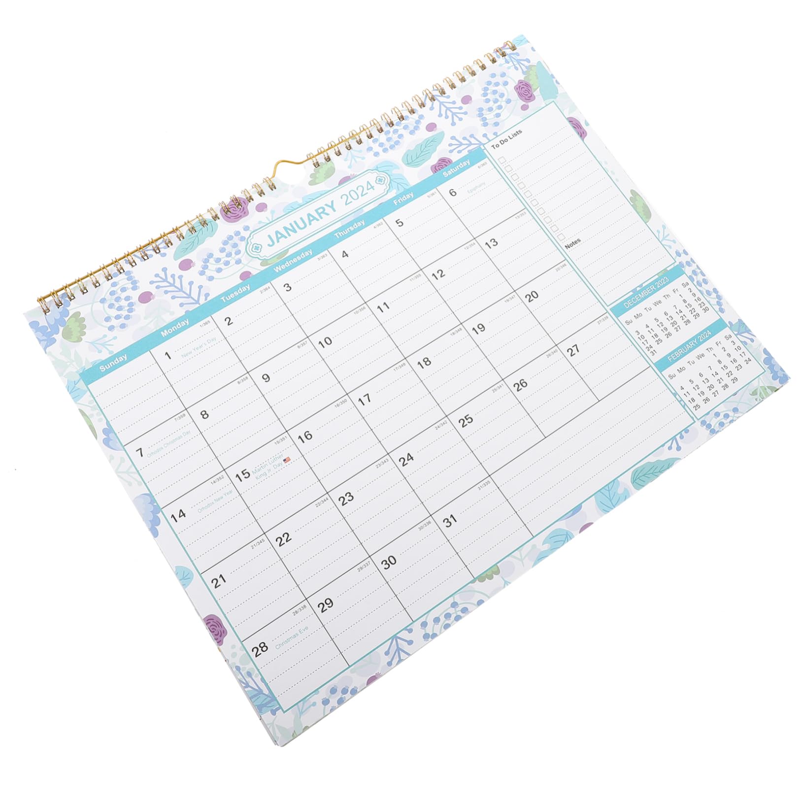 SEWACC 3 Piezas calendario inglés calendario de escritorio os de mesa os mesa 2024 o de pared mensual 2023 o de material de oficina