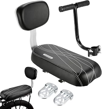 Child Bicycle Seat, Child Seat, Bicycle Part-seat, Cushion, Backrest, Armrest, Handrail, Footrest Included, For City and Family Cycles, Electric, Folding, Mountain Bike