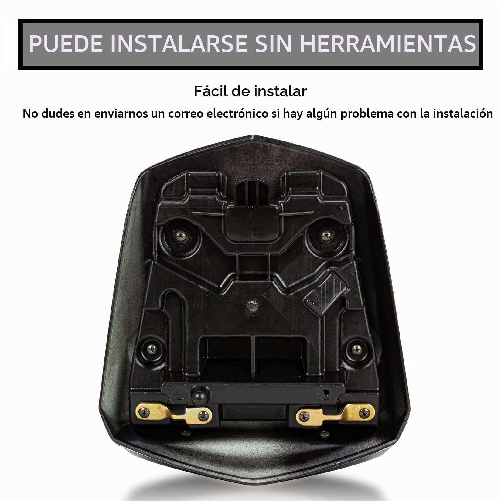 Cubierta de Asiento Trasero Carenado de Carenado para Yamaha YZF R6 2003 2004 2005, PSLER Protección de Cola Trasera Piezas de Motocicleta(Negro)