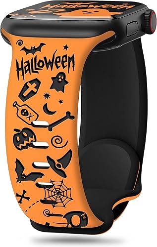 Miniatura 123 de Christmas Gift Compatible with Christmas Apple Watch Bands for Women 49mm 46mm 45mm 44mm 42mm, Soft Silicone Santa Claus for Apple Watch Ultra 3