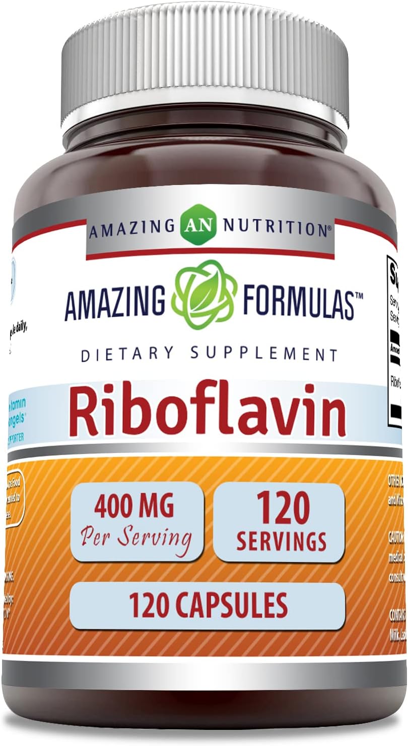Amazing Formulas Riboflavin 400mg 120 Capsules Dietary