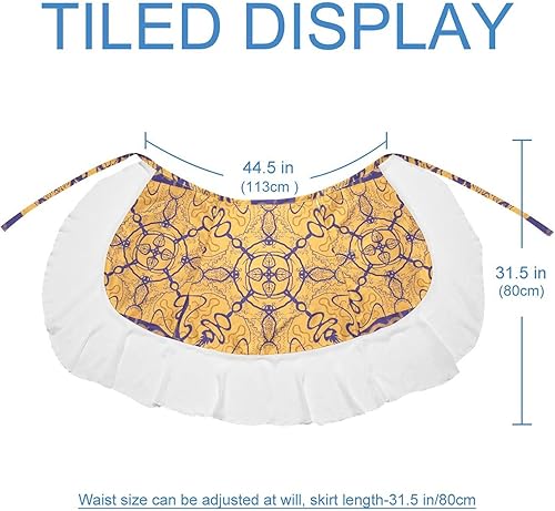 Miniatura 5 de Womens Long Sarong Beach Wrap Skirt Cover Up Chiffon Swimsuit Abstract Geometric Figure Sexy Bikini Pareo Swimwear Coverups