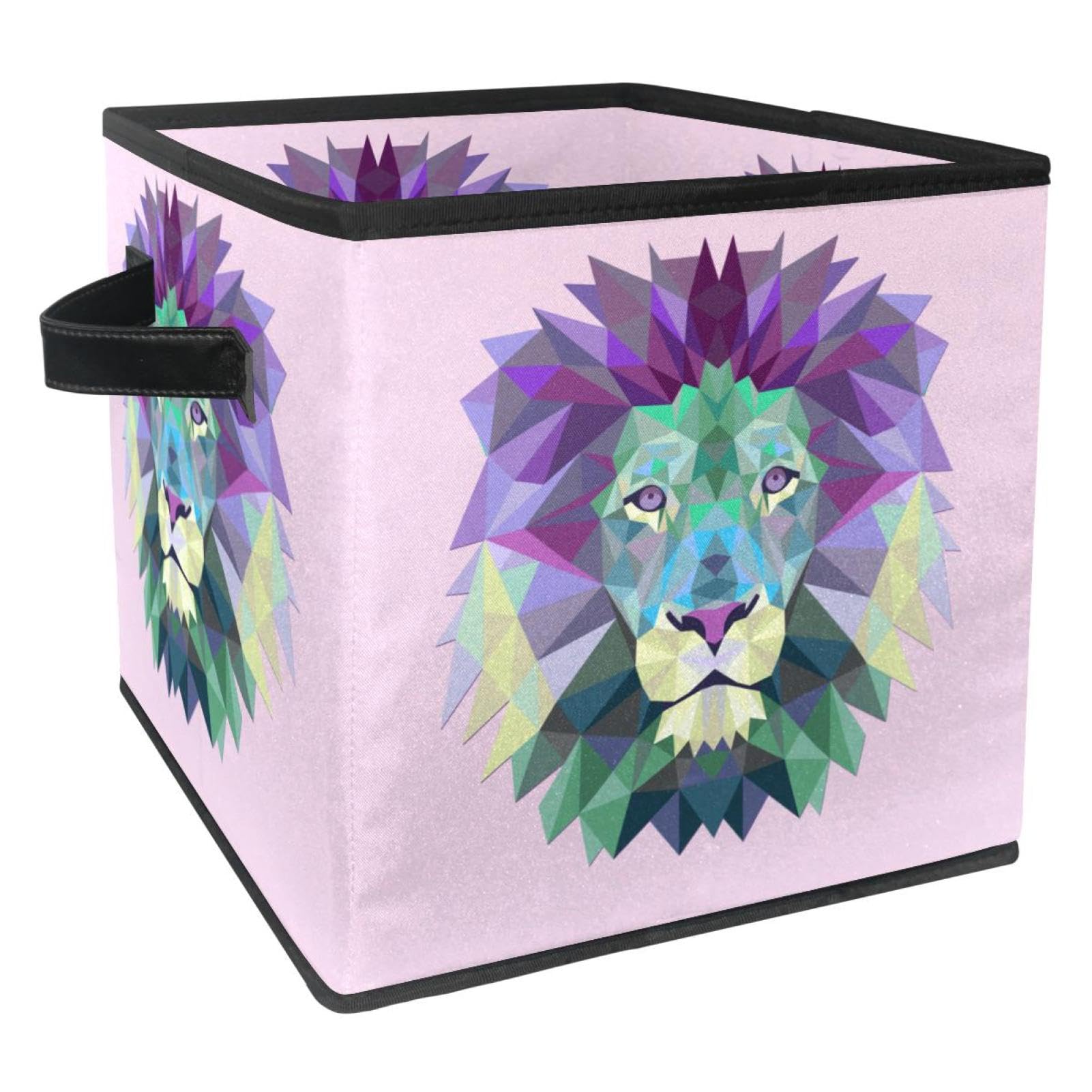 Panier de rangement en tissu lion pour une chambre d'enfant parfaitement ordonnée au quotidien