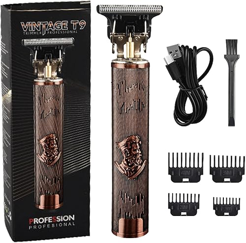 Hulzogul Cortadora de pelo eléctrica para hombre, recortadora de pelo profesional para hombres, maquinilla de afeitar eléctrica de fácil ajuste,