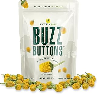 Buzz Buttons Edible Flowers For Cocktails | Grown In USA | Spilanthes | ...