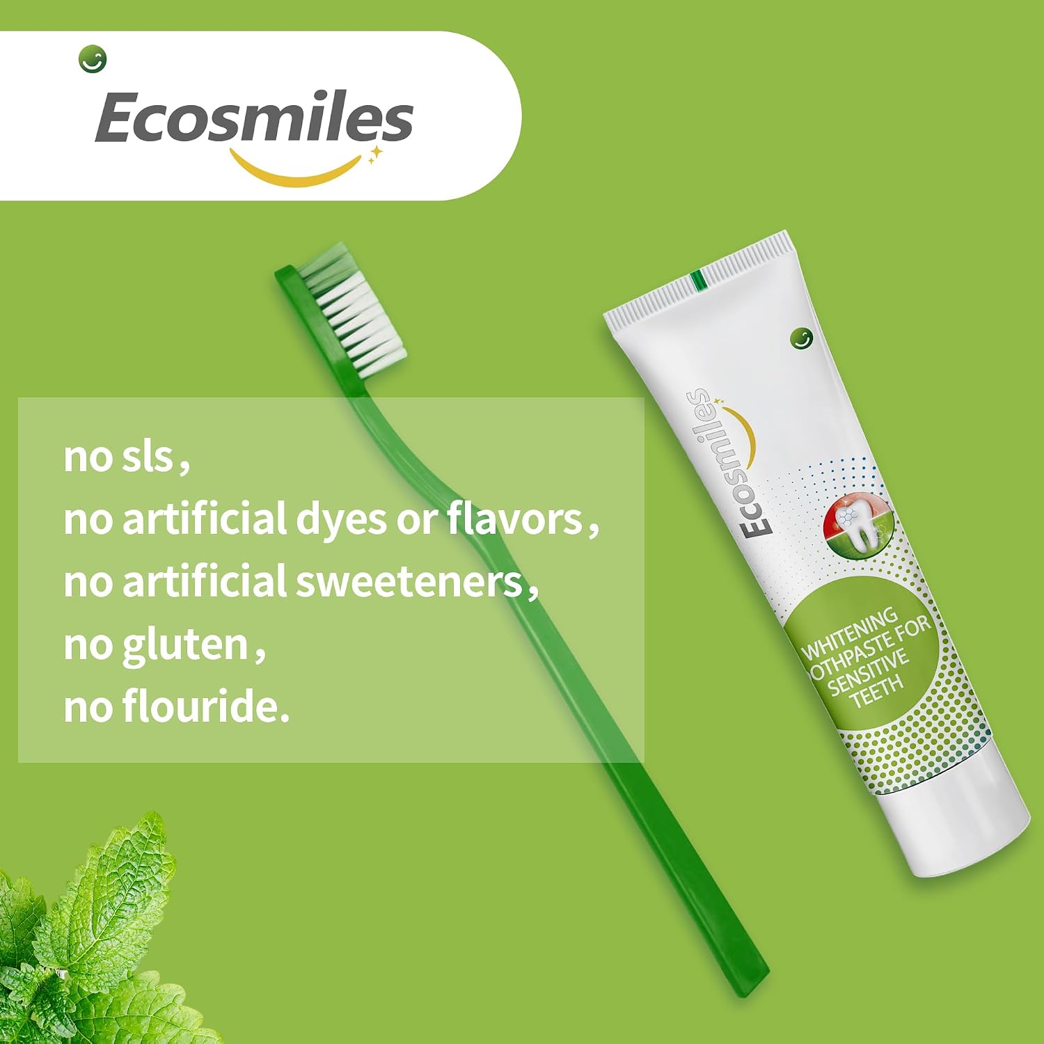 Natural Hydroxyapatite Anti-Sensitive Toothpaste, Fast Relief in 30s & 12H Long-Lasting Protection, Fluoride-Free & SLS-Free, Family-Safe for Adults, Gentle Polishing & Fresh Mint 3.52oz image 4