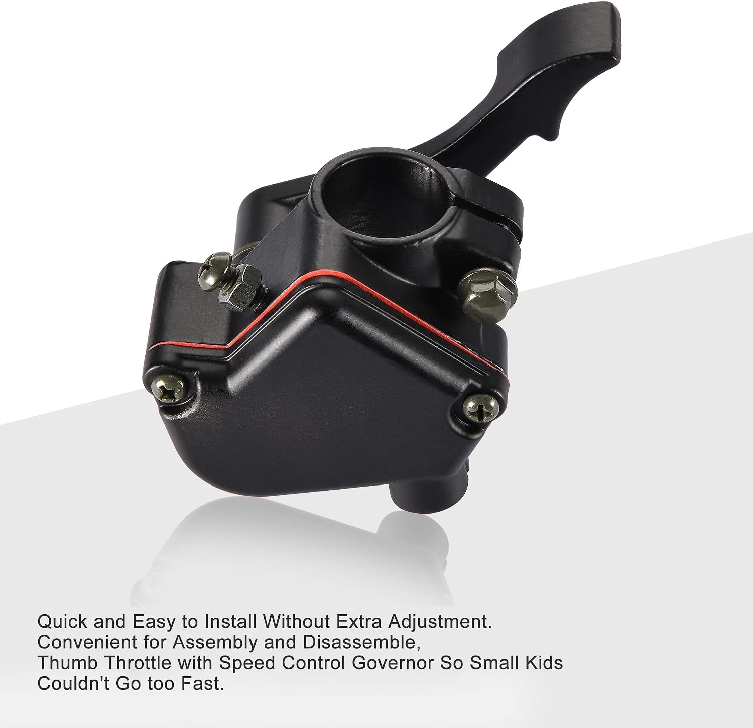 GOOFIT Universal 7/8" 22mm Throttle Lever Thumb Control Handle Assembly Replacement for 50cc 70cc 90cc 110cc 125cc 250cc ATV Quad Go Kart TaoTao Pit Bike