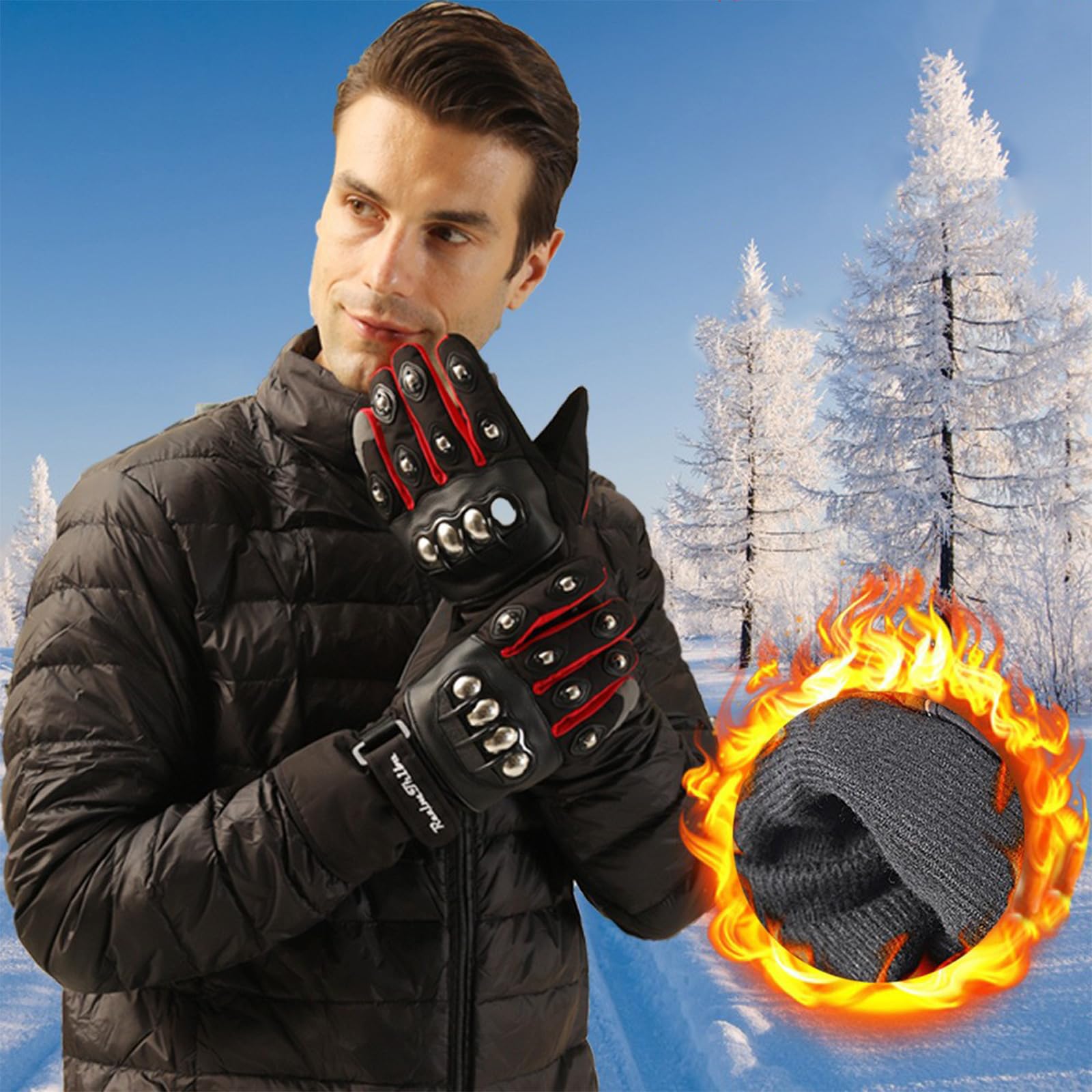 Gants d ' Hiver pour Snowboard, imperméables et Chauds, pour, Cyclisme, Polaire Thermique, Ski, Scooter, Sports de Plein air